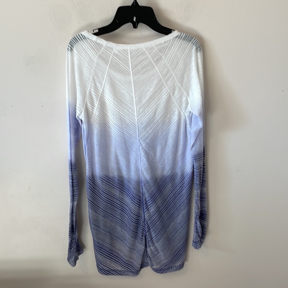 Athleta Ombre Striped Shiva Burnout Top - Size XS